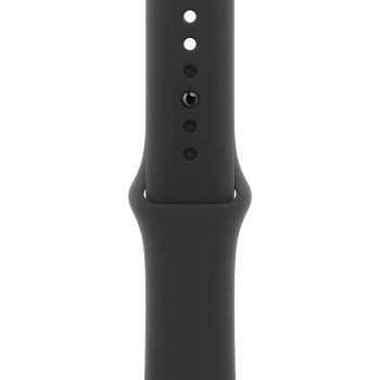 Apple Watch Series 11, 42 mm, Silver Aluminum Black Sport Band S/M